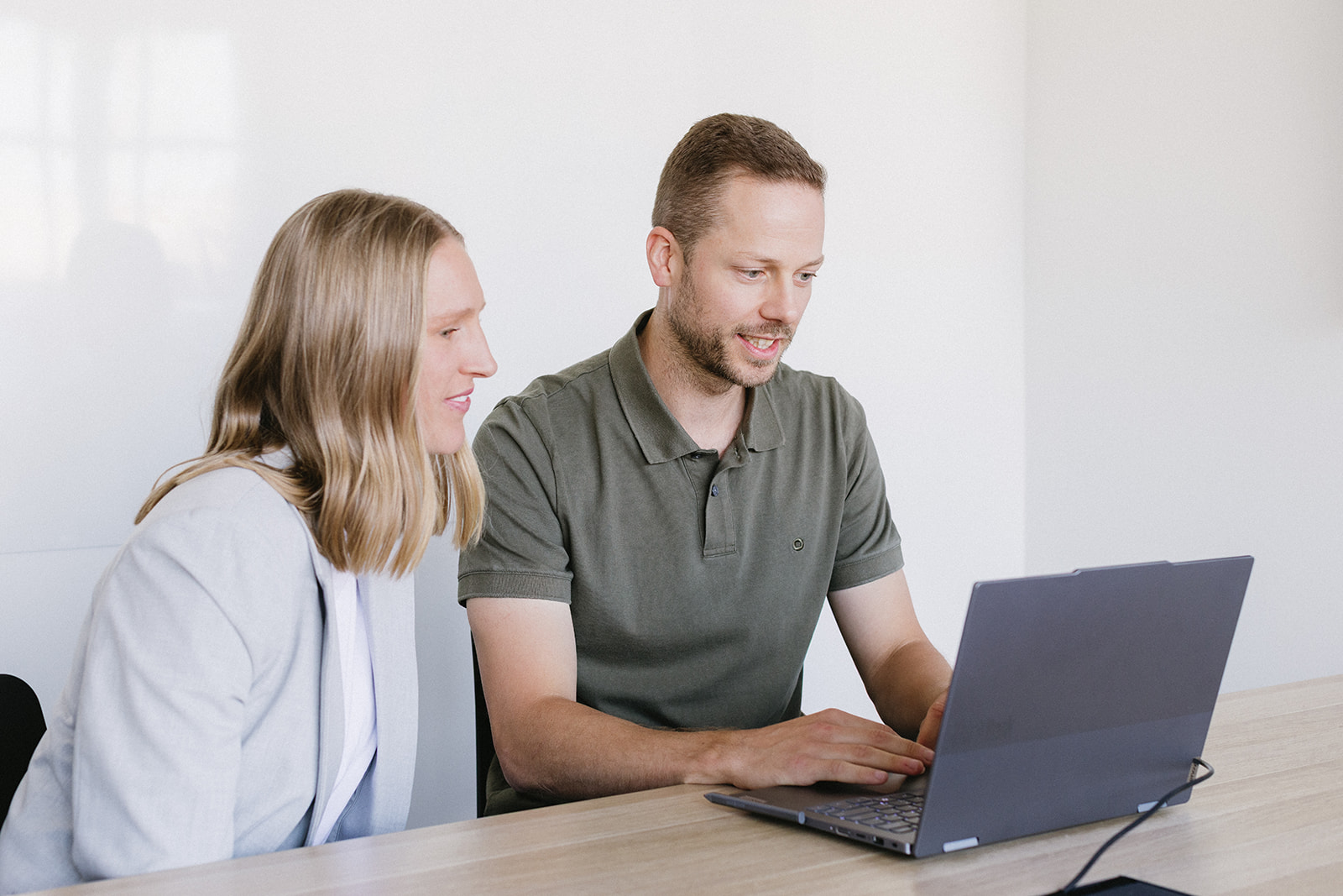 Apex Advice Marcus Larcombe, Geelong financial adviser, providing investment advice during client consultation at Apex Advice office